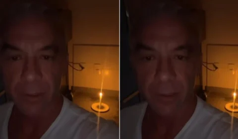 Alexandre Correa diz viver em apartamento emprestado sem luz há 6 dias em SP