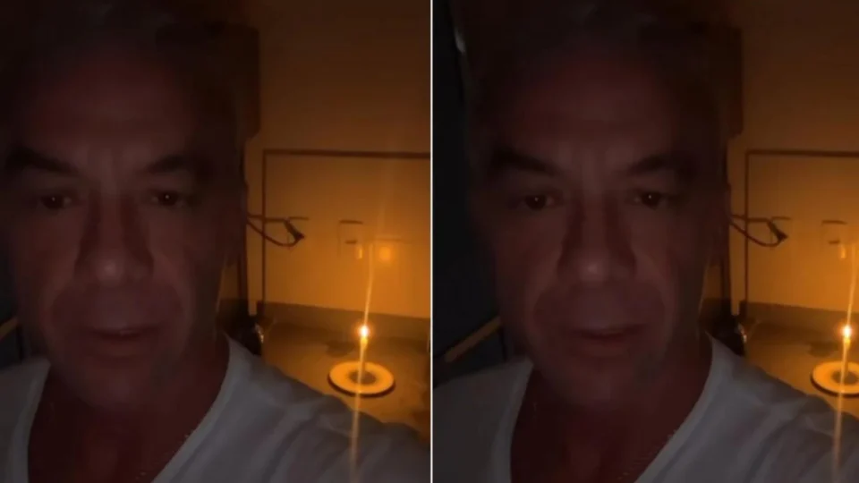 Alexandre Correa diz viver em apartamento emprestado sem luz há 6 dias em SP