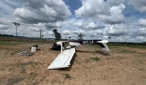 Avião com materiais para embalar drogas cai em Roraima