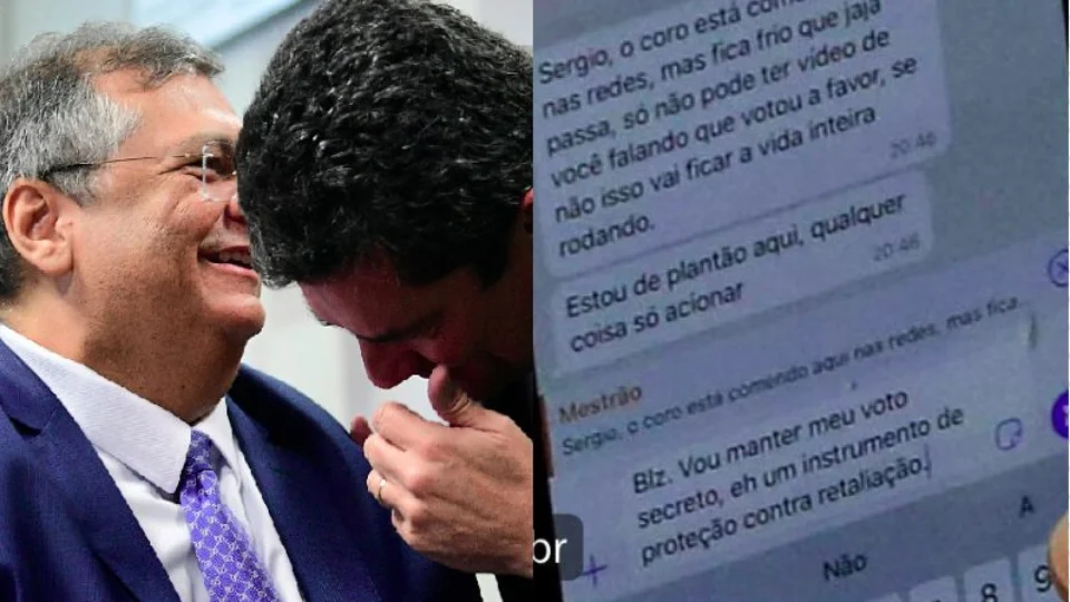 Após abraço em Flávio Dino, Sérgio Moro é aconselhado a não revelar voto