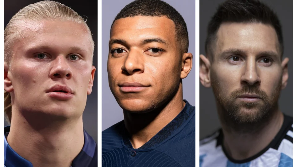 The Best Fifa: Erling Haaland, Kylian Mbappé e Lionel Messi são finalistas