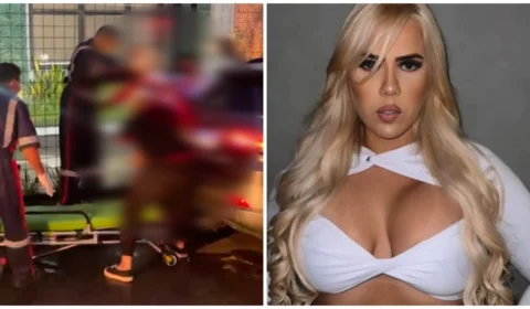 VÍDEO: influencer é baleada dentro de carro em frente de bar em Manaus