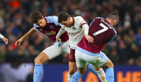 Campeonato Inglês: Manchester City tropeça e perde de 1 a 0 para Aston Villa