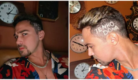 Noivo de Larissa Manoela mostra novo corte de cabelo: ‘Tenho dona’