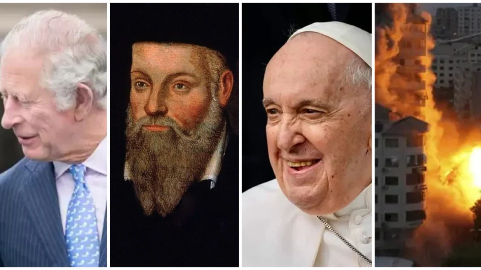 Previsões 2024: Nostradamus viu guerra, seca, novo Papa e reviravolta na família real
