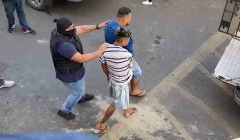 VÍDEO: quatro homens são presos suspeitos de fazerem parte de milícia em Manaus