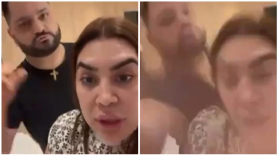 VÍDEO: Naiara Azevedo compartilha registro onde ex-marido dá tapa em celular