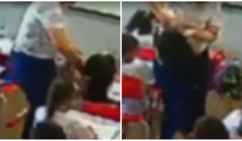 VÍDEO: professora é flagrada arrastando criança pelo braço em Goiás