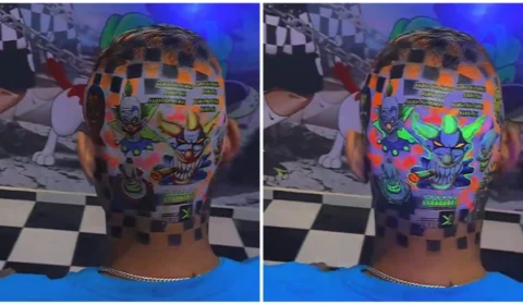 VÍDEO: Tendência de Ano Novo? Homem viraliza com penteado de LED; entenda
