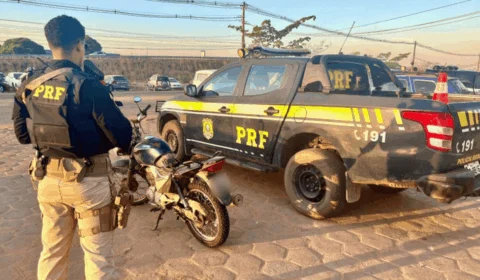 Moto furtada há 7 anos é apreendida no Cantá-RR