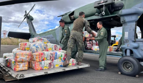FAB entrega 15 mil cestas básicas aos yanomamis