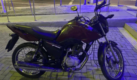 Polícia Militar de Roraima encontra moto com restrição de roubo em ponto de usuários de drogas