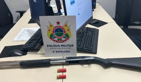 Armas de fogo e drogas são apreendidos em diversos locais de Rio Branco
