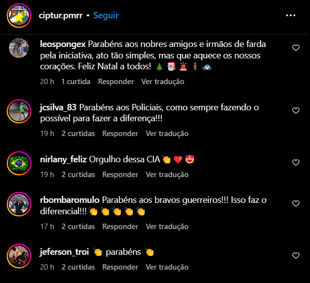 Ação foi parabenizada pela população - Foto: Reprodução