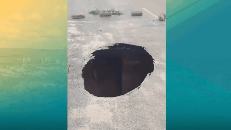 VÍDEO: cratera com mais de 5 metros de profundidade surge em Palmas