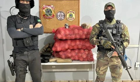 VÍDEO: drogas escondidas dentro de vassouras são apreendidas em Tabatinga-AM