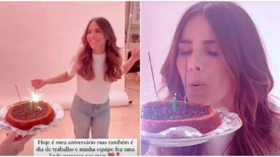 ‘Muito obrigado, amados’, diz Wanessa Camargo sobre festa surpresa da equipe