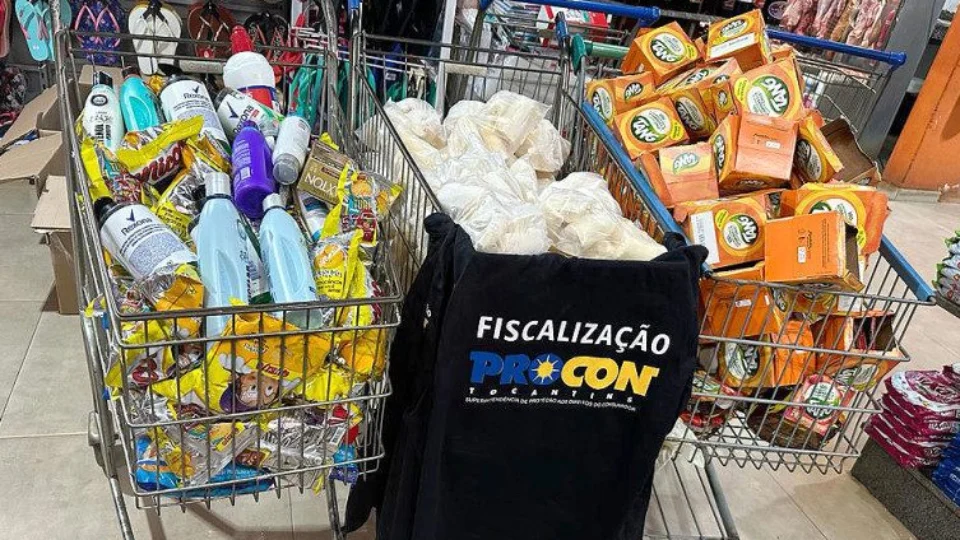 Operação ‘De olho no prazo de validade’ 1.418 produtos vencidos no TO