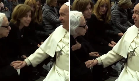 Fernanda Montenegro se encontra com papa Francisco