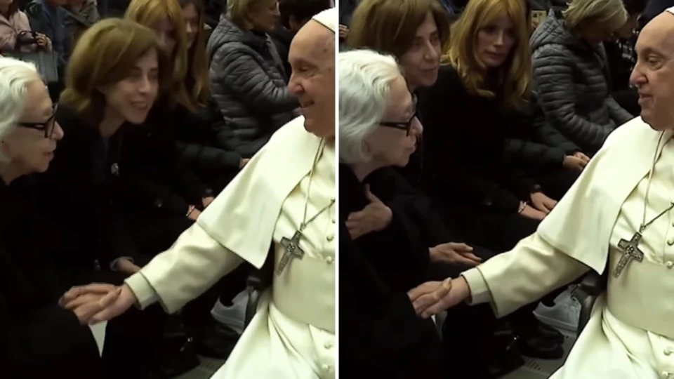 Fernanda Montenegro se encontra com papa Francisco