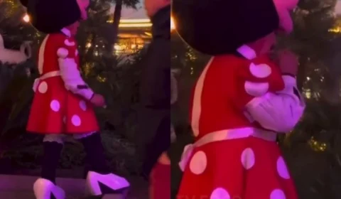 Minnie é flagrada ‘fumando na Disney’ e vídeo viraliza na web; assista