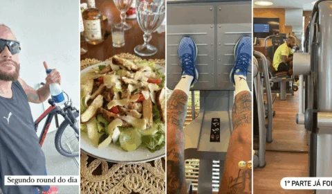 Neymar faz publicações de treino após críticas sobre sua aparência