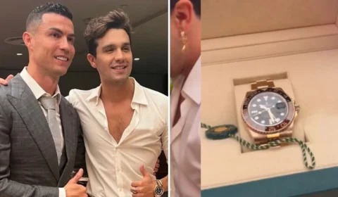 Luan Santana é convidado para show privado por Cristiano Ronaldo; veja