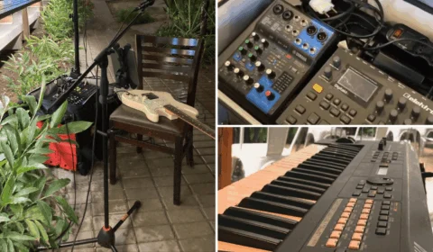 Guitarra e equipamentos de músico avaliados em R$ 20 mil são furtados em Manaus