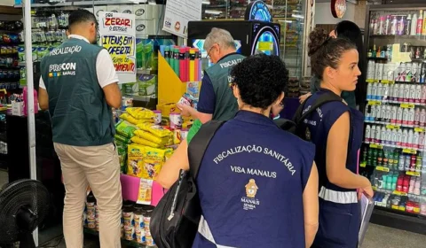 Fiscalização encontra irregularidades em supermercado na Zona Norte de Manaus