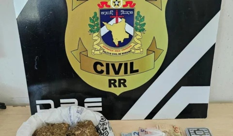 Drogas: Polícia desativa ponto de venda e apreende 500g de skunk em RR
