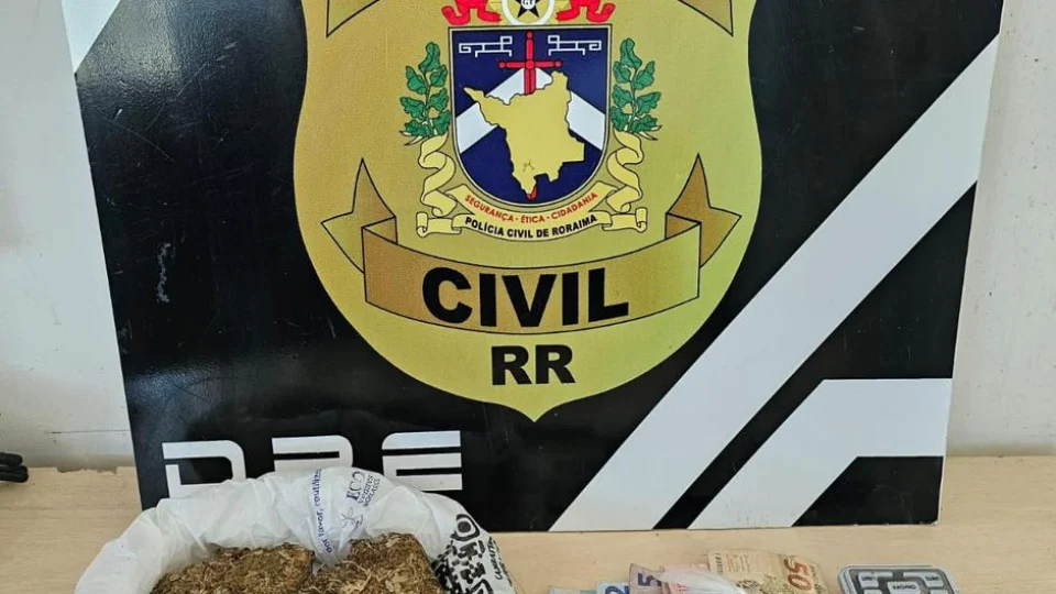 Drogas: Polícia desativa ponto de venda e apreende 500g de skunk em RR