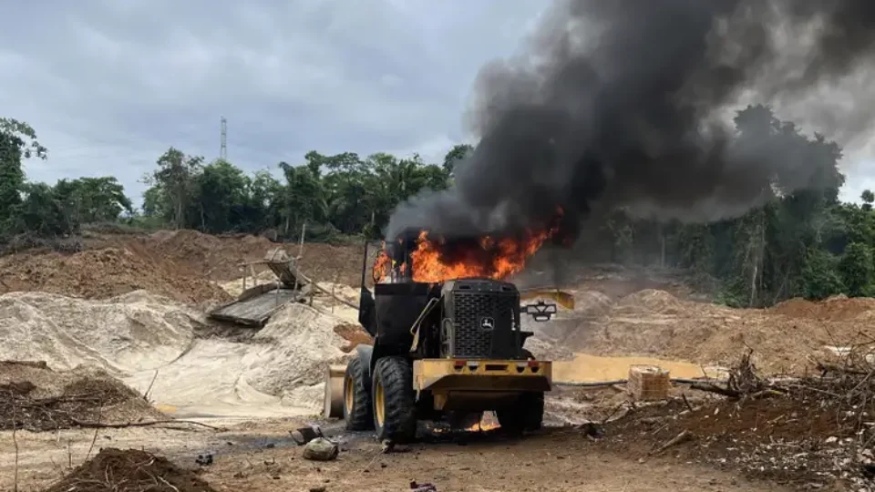 Polícia Federal e ICMBio desativam garimpos ilegais no Pará