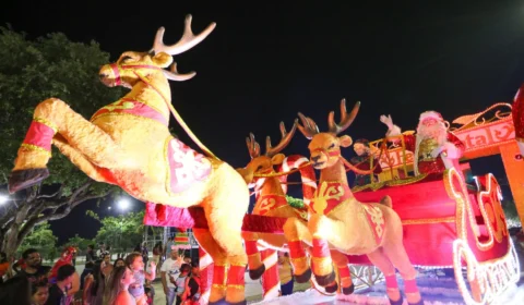 Parque Amazonino Mendes recebe programação natalina, em Manaus