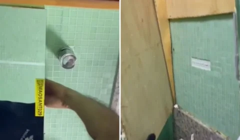 VÍDEO: droga é encontrada atrás de espelho no Aeroporto de Manaus