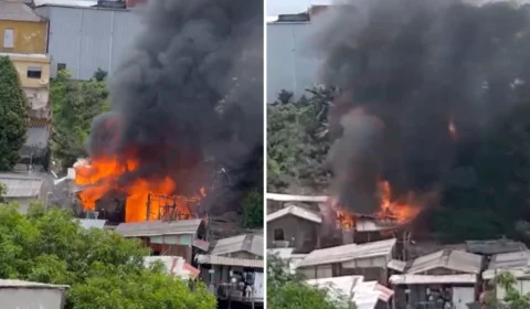 VÍDEO: incêndio atinge casa em comunidade na Zona Sul de Manaus