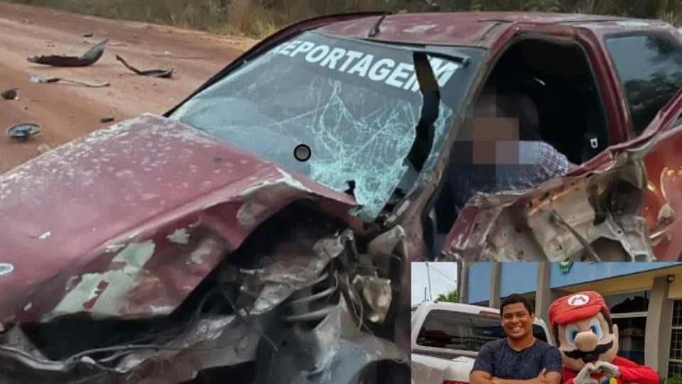 Apresentadores da Mix Tv Boa Vista sofrem grave acidente na BR-174 em RR