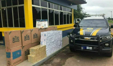 PRF apreende quase 12 mil maços de cigarros no Acre