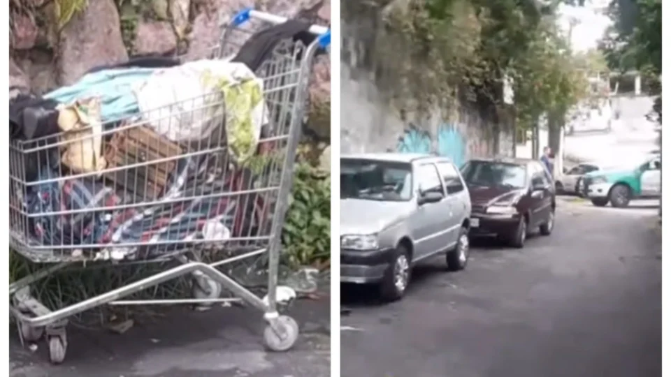 VÍDEO: corpo é encontrado dentro de carrinho de compras em Manaus