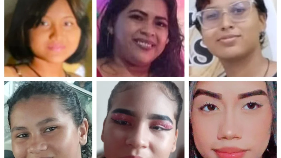 Imagens de seis mulheres desaparecidas são divulgadas em Manaus