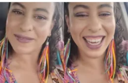 Em vídeo, mulher cai na risada após fantasiar a família inteira e errar a data do bloquinho