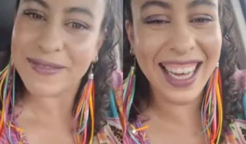 Em vídeo, mulher cai na risada após fantasiar a família inteira e errar a data do bloquinho