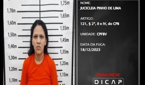 Condenada por homicídio em Boa Vista-RR está foragida da justiça há 8 dias