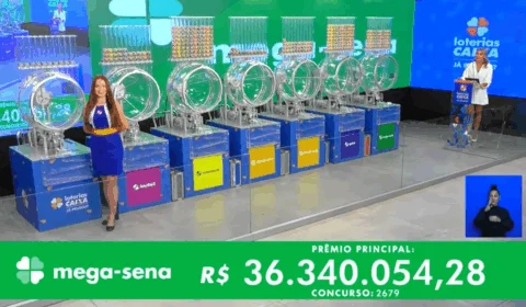 VÍDEO: confira os números sorteados na Mega-Sena 2.679 nesta terça-feira (23)