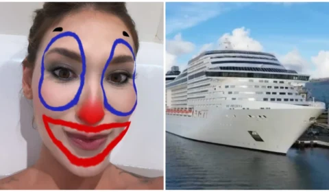 Navio do Neymar: Com cara de palhaço, Virginia ‘reclama’ do serviço de internet