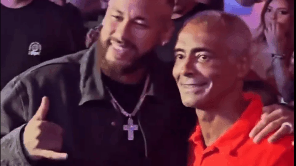 Afastado do Al-Hilal, Neymar comemora aniversário de Romário