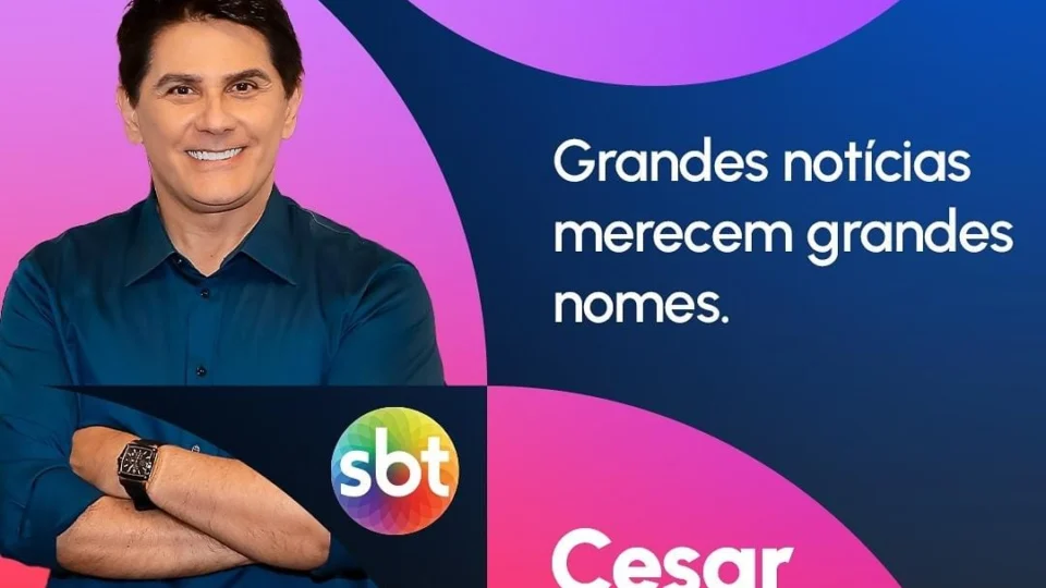SBT anuncia contratação de Cesar Filho: ‘Bem-vindo de volta à casa’