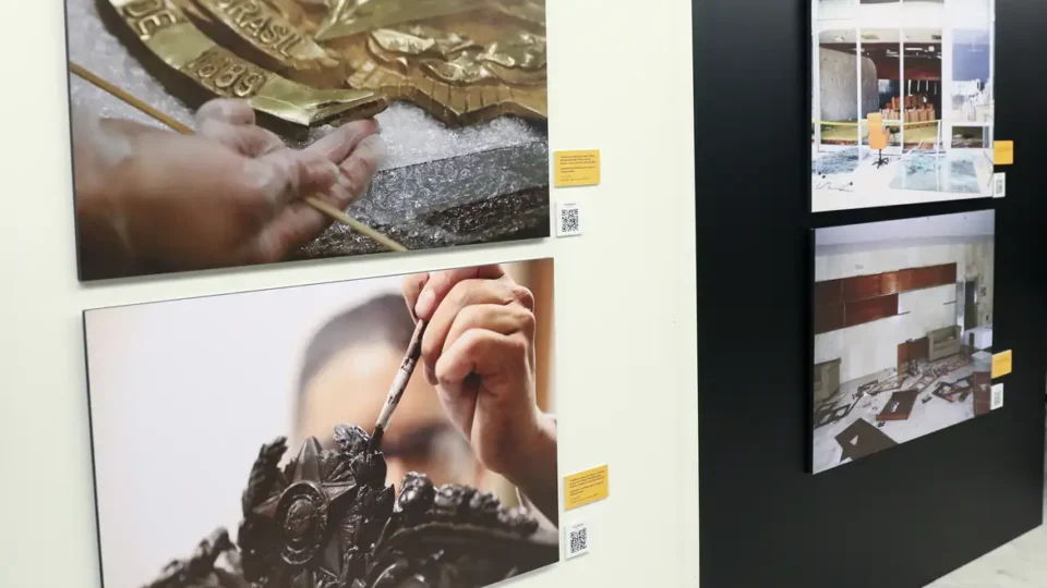 STF abre mostra sobre restauração após 8 de Janeiro