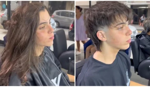 VÍDEO: barbeiro viraliza com ‘mudanças radicais’ com cortes de cabelo