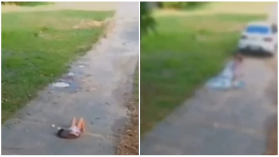 VÍDEO: Criança sobrevive após ser ‘atropelada’ por carro no Acre