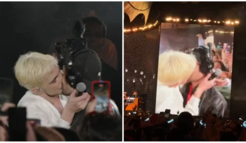 VÍDEO: Jão beija ex-namorado durante show da ‘SUPERTURNÊ’